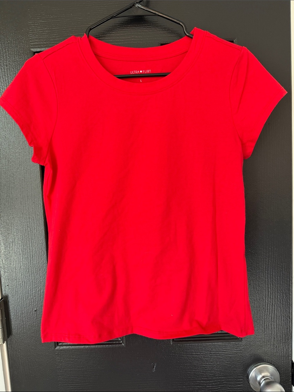 Ultra Flirt Red Short Sleeve Crewneck Tee